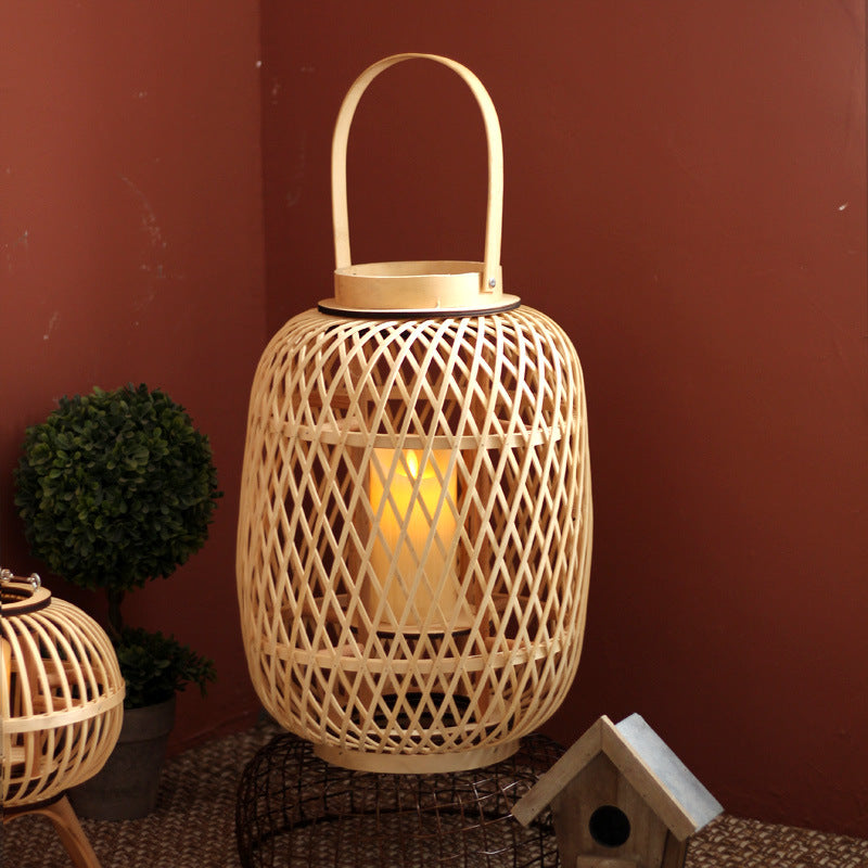 Handmade Rattan Lantern Bowlift