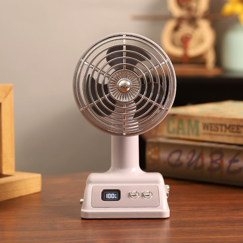 Women's table fan with digital speed control Bowlift