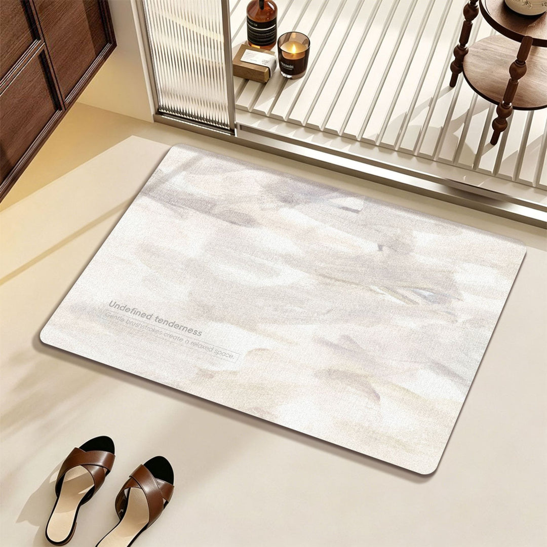 Artistic Abstract Bath Mat