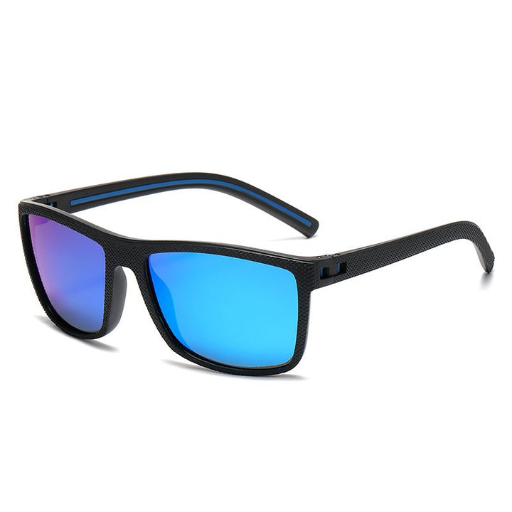 Unisex nan polarized sports sunglasses with lightweight textured frame and ergonomic, non-slip temples Bowlift