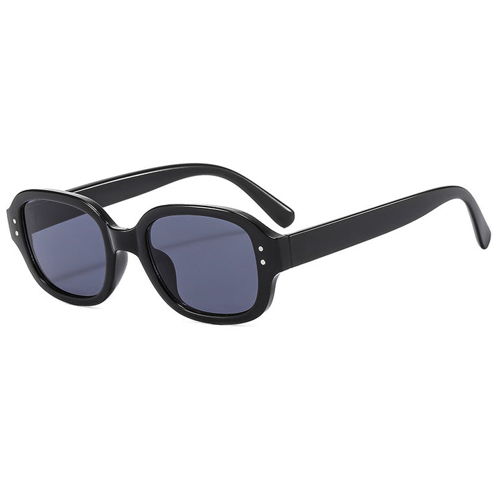 Women's sunglasses with modern, transparent frame and UV protection Bowlift