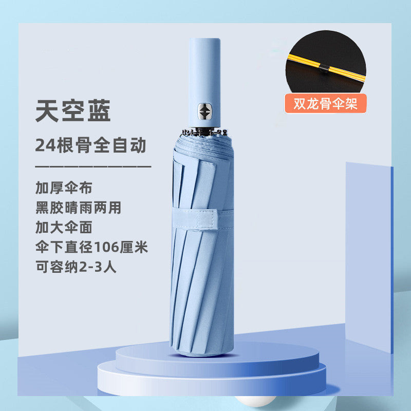 Women's Compact Umbrella with Improved Stability Bowlift