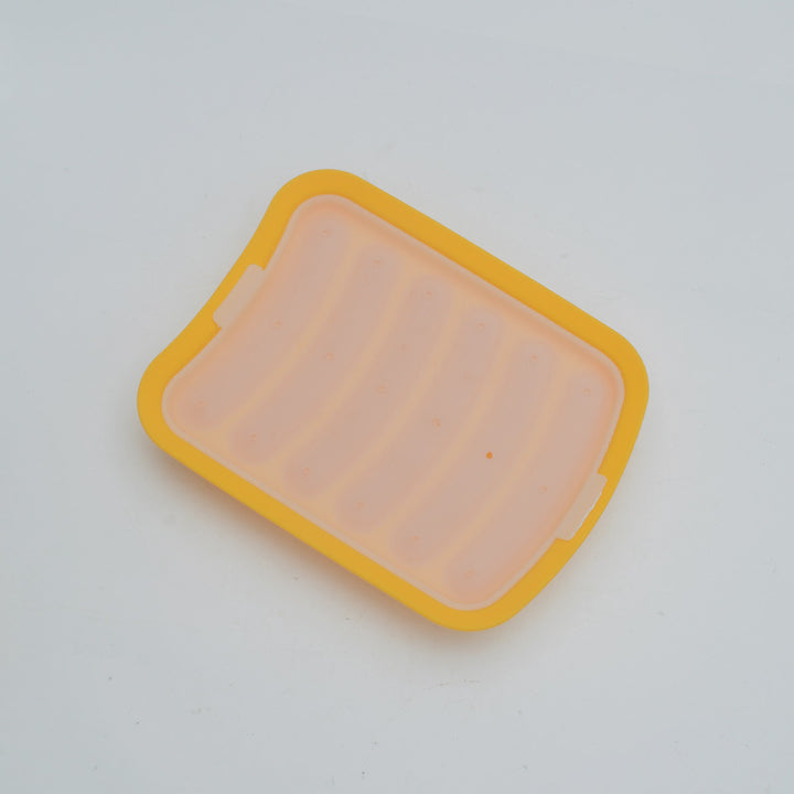 Silicone ice cube mold with integrated cooling design Bowlift