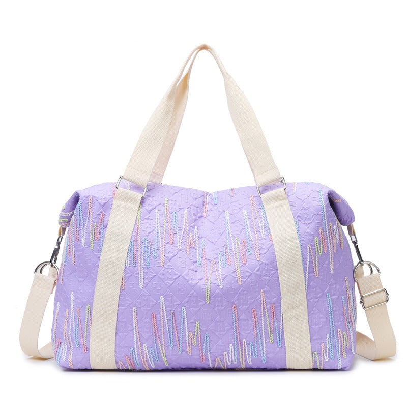 Stylish Quilted Gym Bag Bowlift