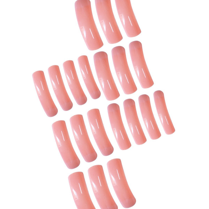 Long Glossy Press-On Nails Bowlift