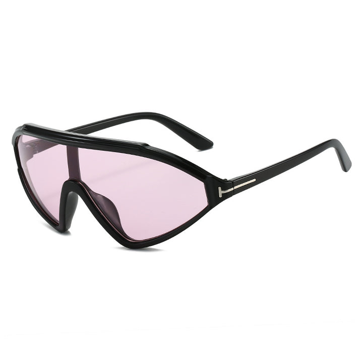 Women sporty sunglasses with ergonomic full rim design Bowlift