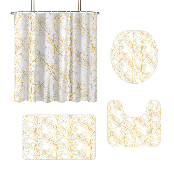 Digital Botanical Bathroom Décor Set Bowlift