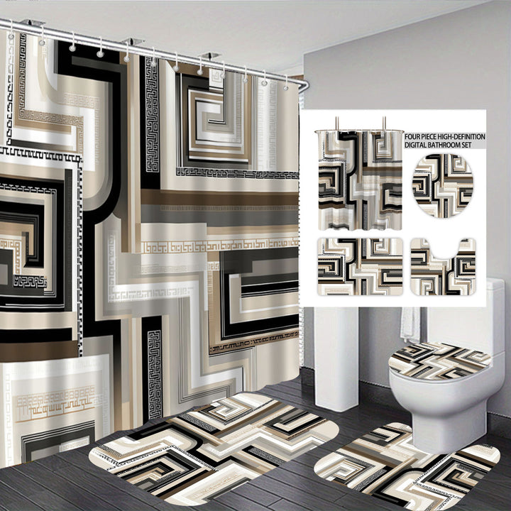 Artistic Skull Bathroom Décor Set Bowlift