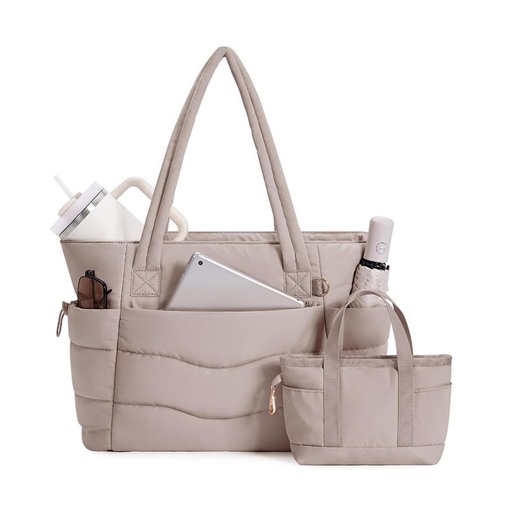 Spacious everyday bag with removable organizer Bowlift
