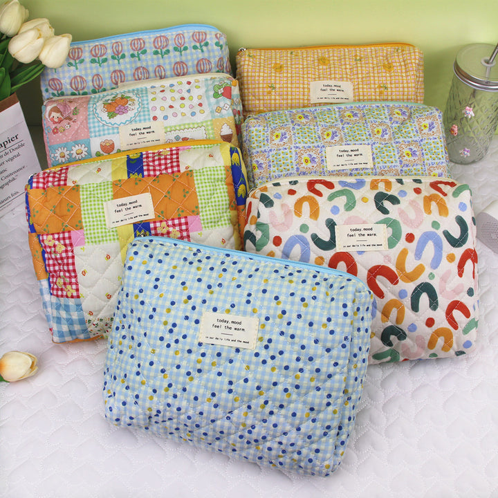 Quilted Zip Pencil Case Bowlift