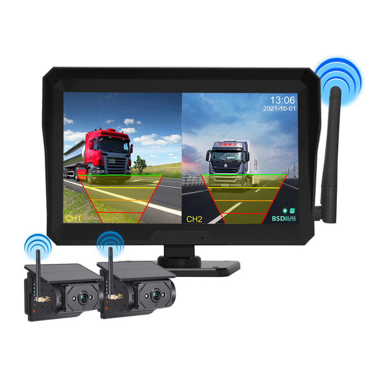 7-Inch Wireless Solar Magnetic Car Reversing Camera