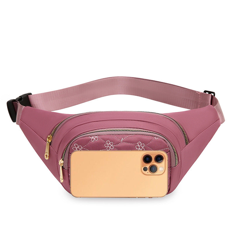 Elegant Floral Designed Belt Bag Bowlift