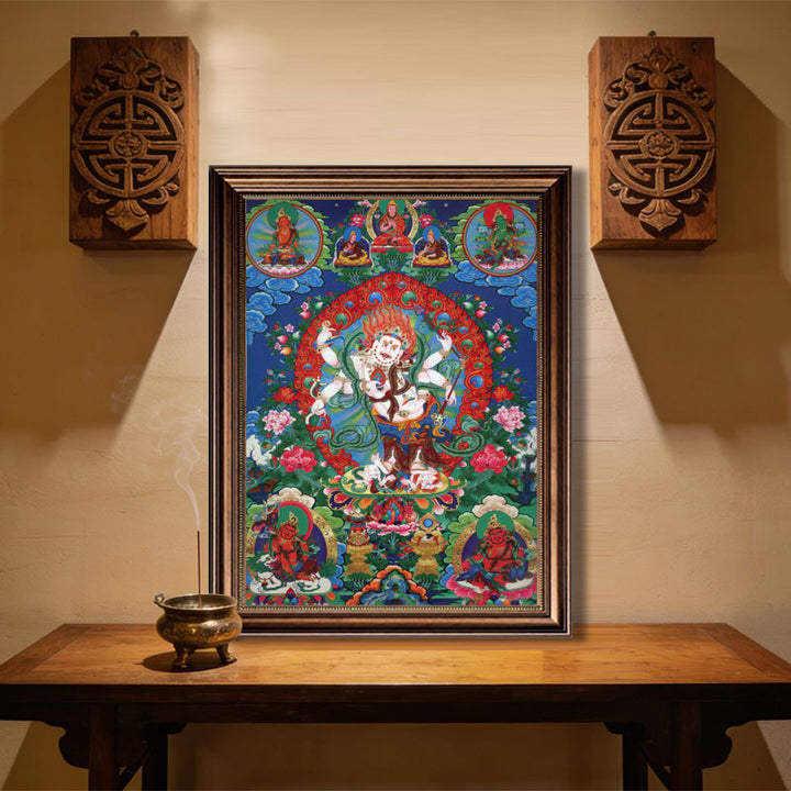 Intricate Religious Canvas Artwork