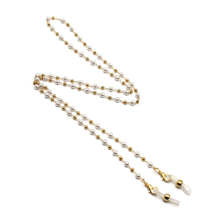 Adjustable Silver Eyewear Chain Bowlift