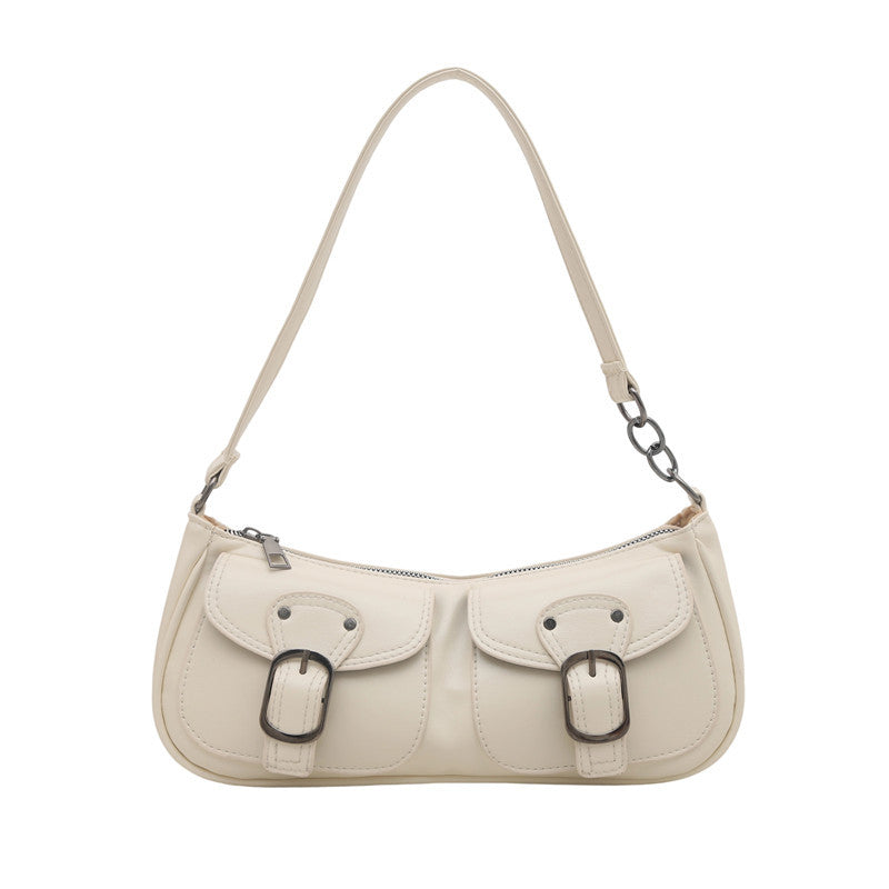 Stylish Dual Pocket Shoulder Bag Bowlift