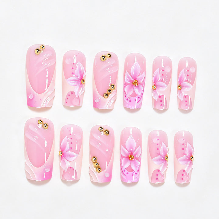 Artistic Floral Nail Art Design Set Bowlift