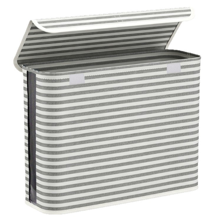 Multifunctional laundry storage box with bamboo lid Bowlift