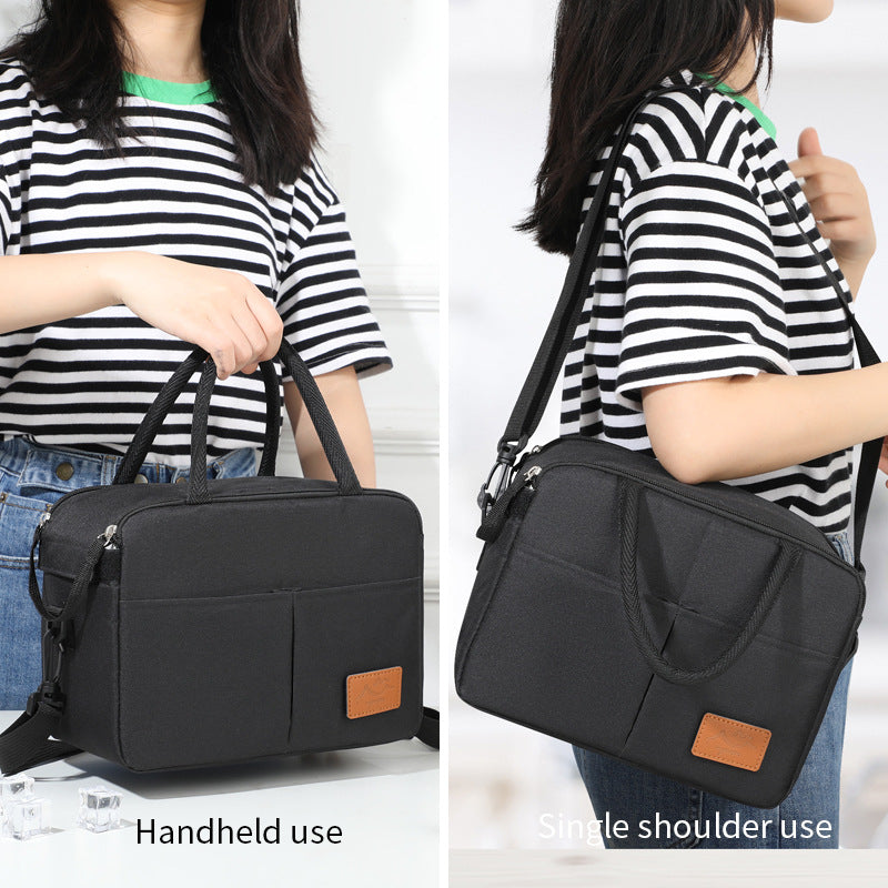 Insulated Multi-Pocket Lunch Cooler Bag Bowlift