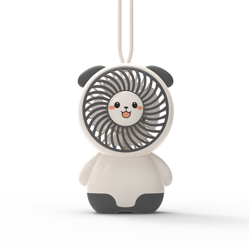 Portable Cute Animal-Themed Handheld Fan Bowlift