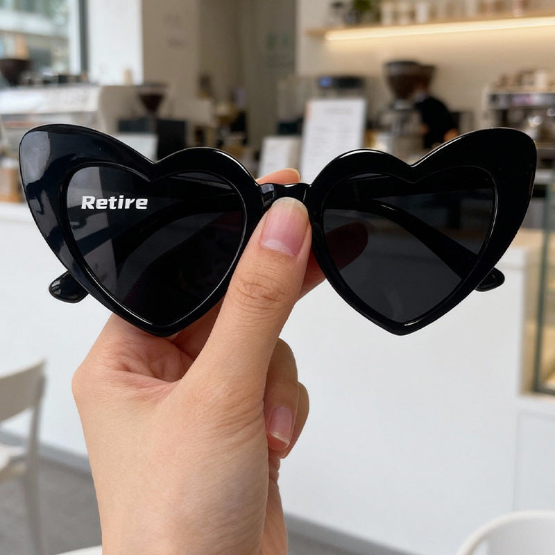 Stylish Heart-Frame Sunglasses Bowlift