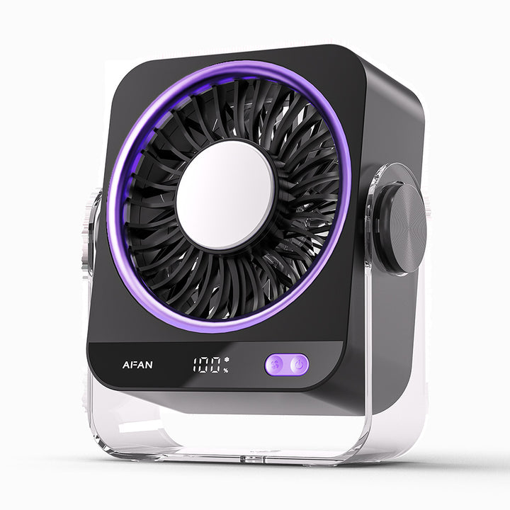 Ladies table fan with digital control and variable fan speed Bowlift