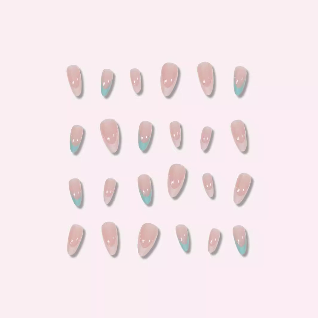 Artistic Gradient Stiletto Press-On Nails Bowlift