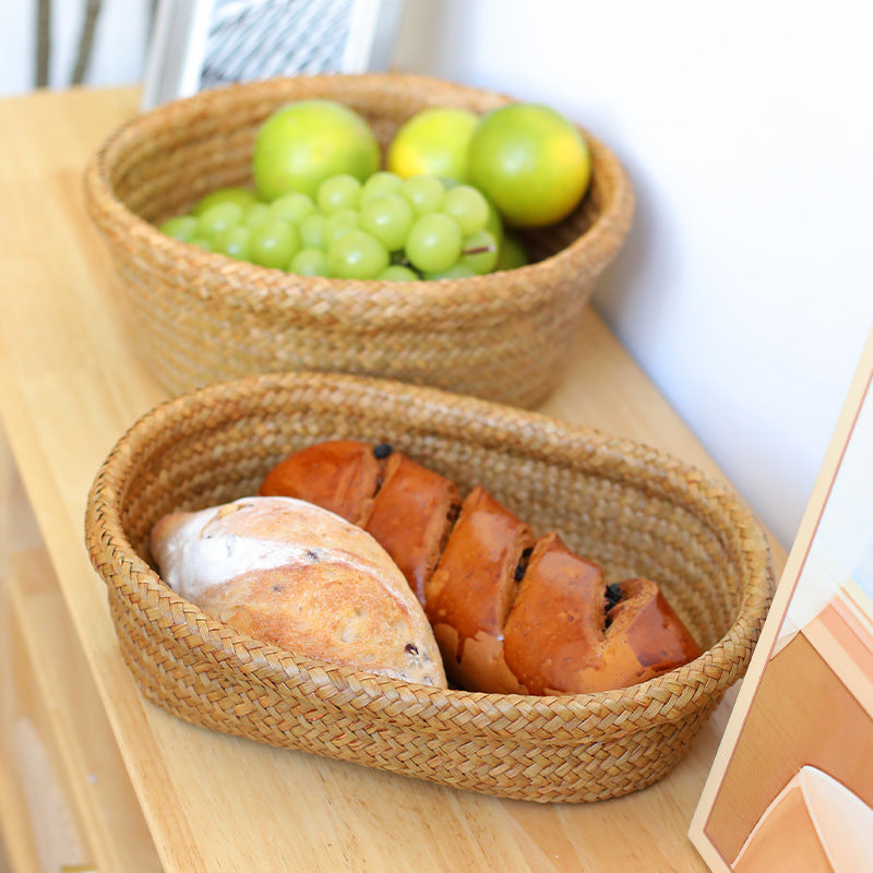 Natural Woven Serving Basket Bowlift