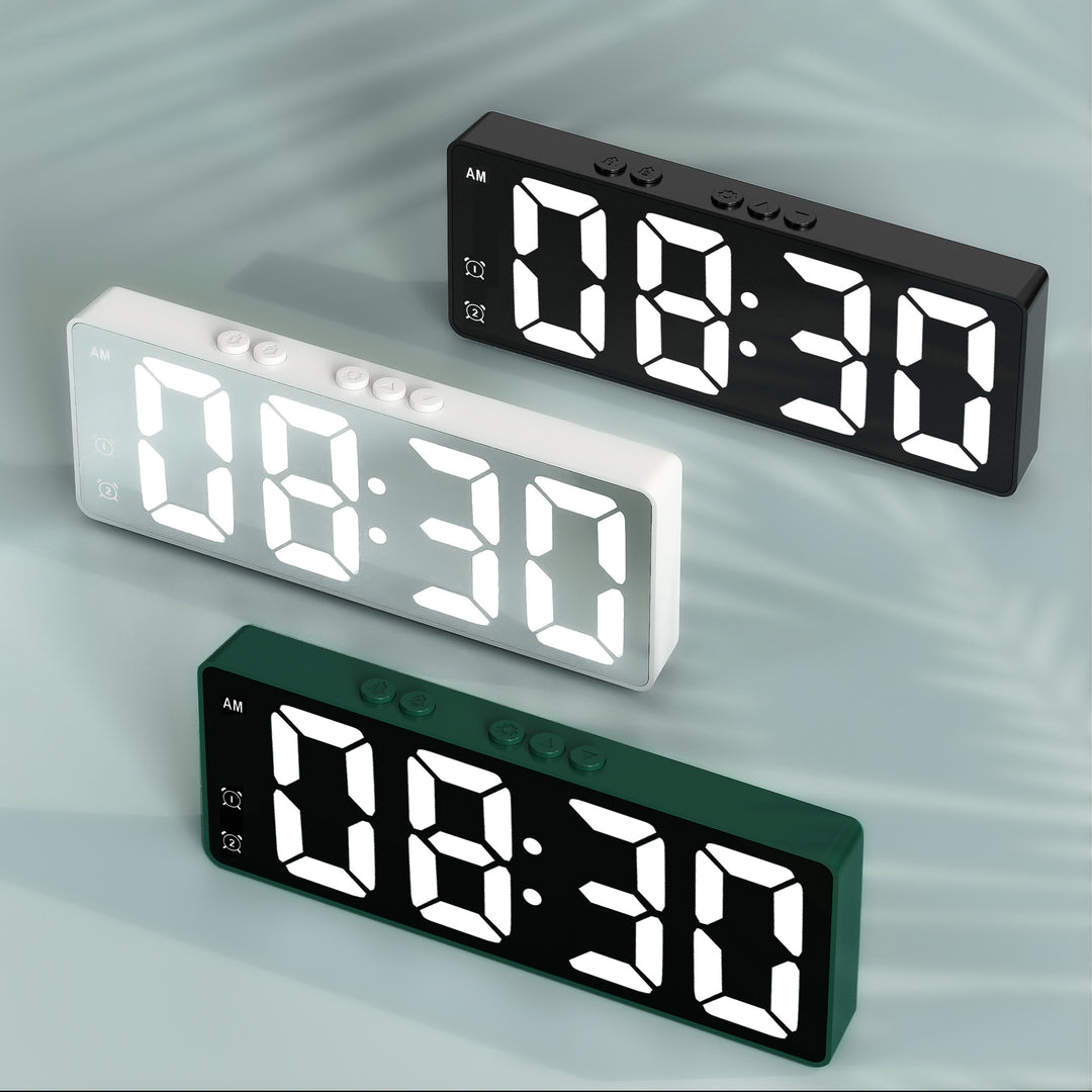 Digital LED Alarm Clock Bowlift