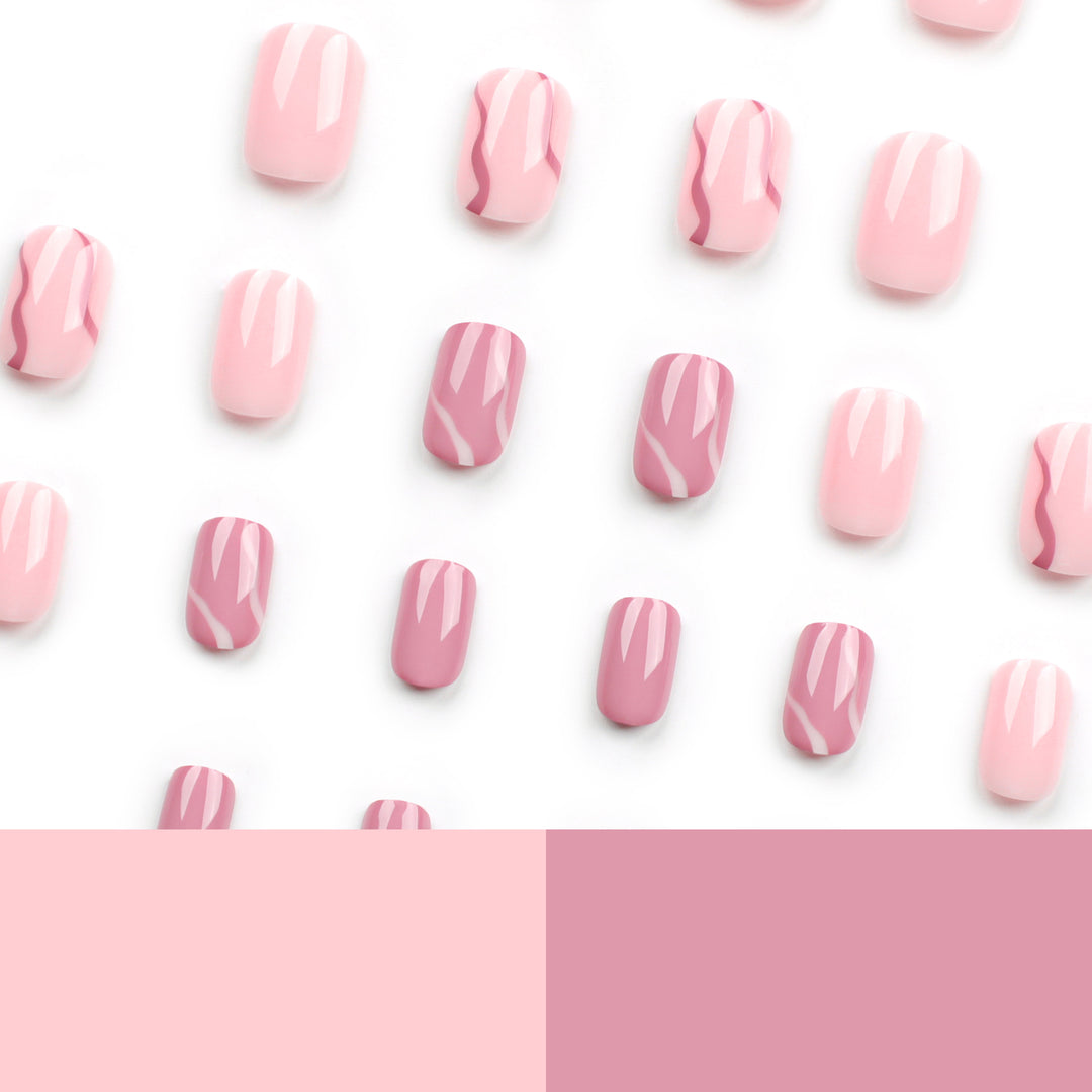 Creative Nail Art with Marble Design Bowlift