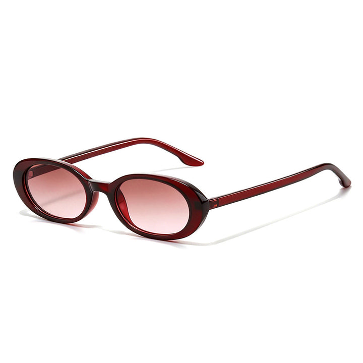 Vintage Oval Frame Sunglasses Bowlift