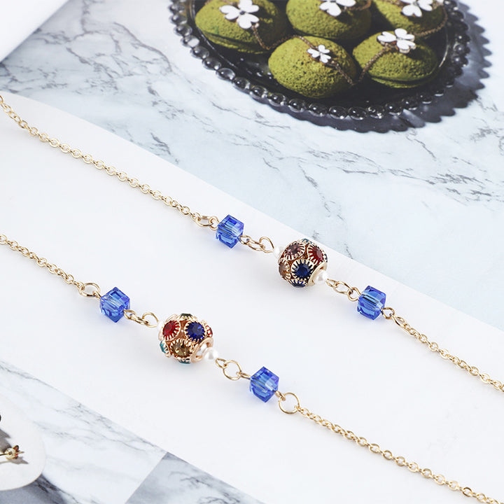 Elegant Beaded Jewelry Chain Bowlift