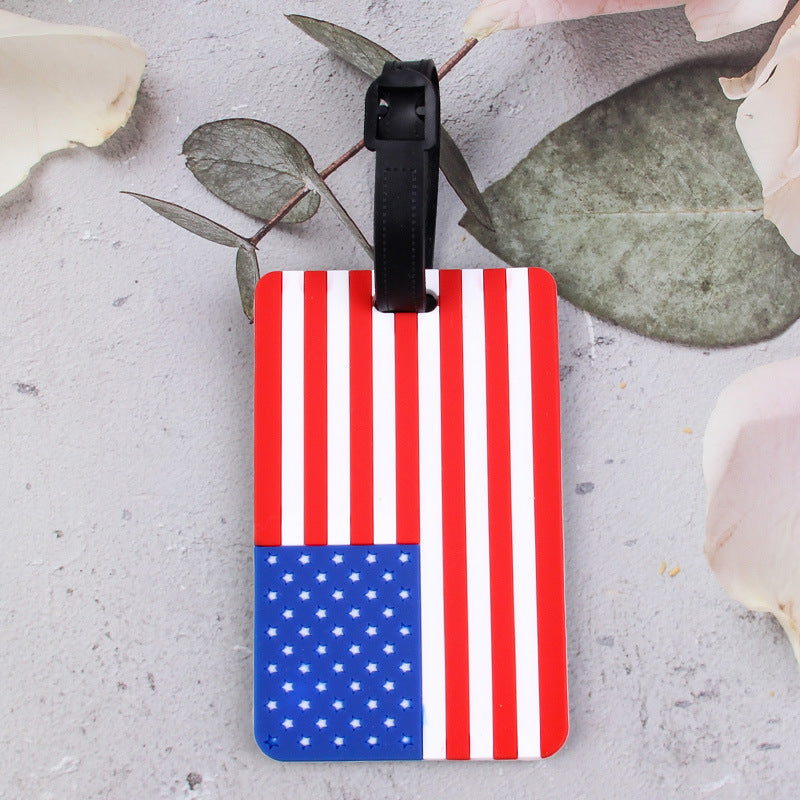 Patriotic Design Luggage Tag Bowlift