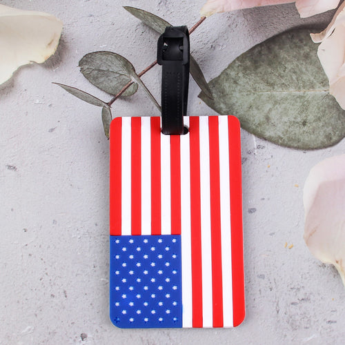 Patriotic Design Luggage Tag Bowlift