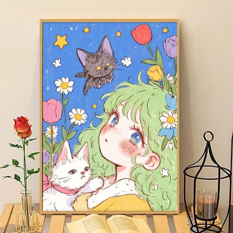 Whimsical Anime Art Print Bowlift