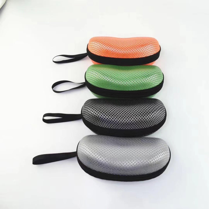Protective hard shell eyeglass case with wrist strap Bowlift