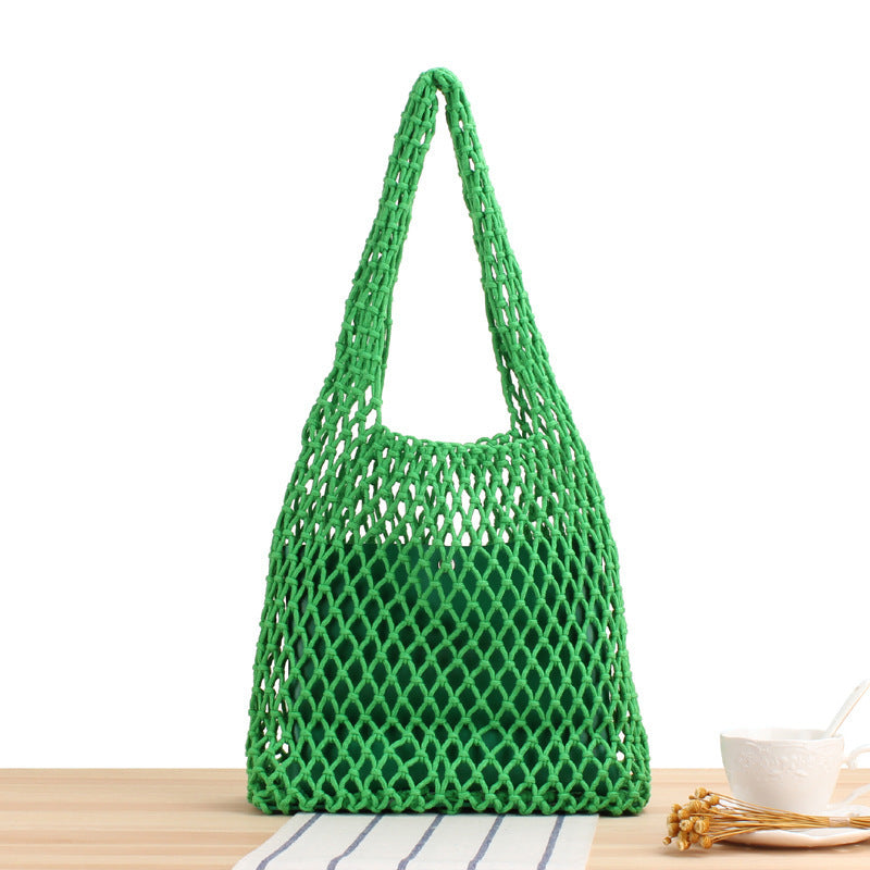 Net bag made of handcrafted natural material Bowlift