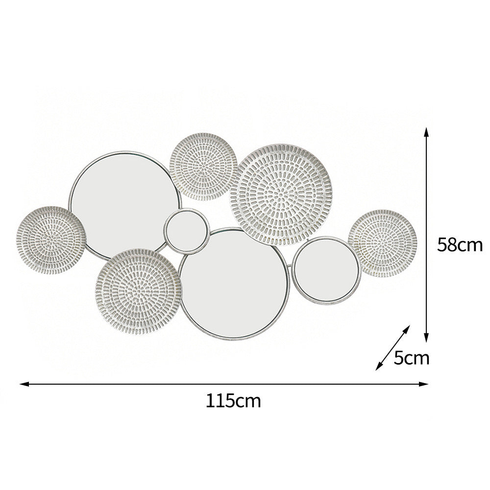Chic Interconnected Circular Mirror Ensemble Bowlift
