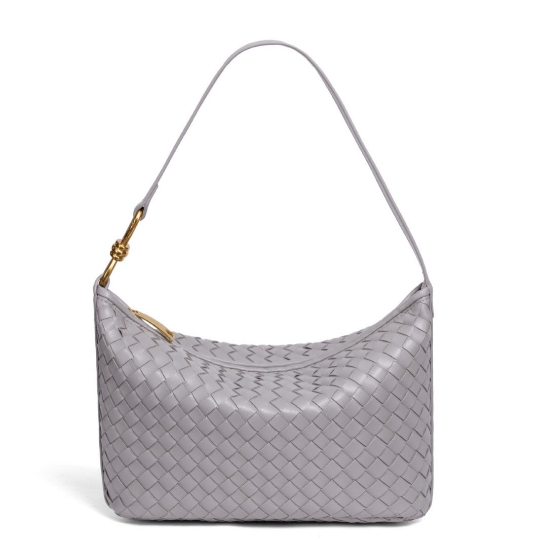 Textured Braided Handbag Bowlift