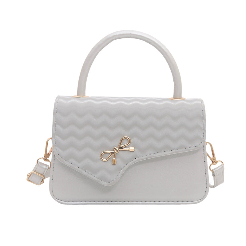 WoChic Textured Handheld Satchel Bag Bowlift