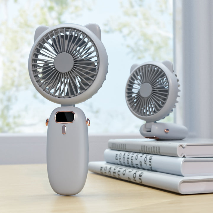 Women's Portable Mini Cat Fan Bowlift