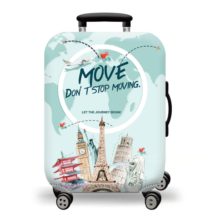 Unisex Hard-shell suitcase with stunning mountain landscape design Bowlift