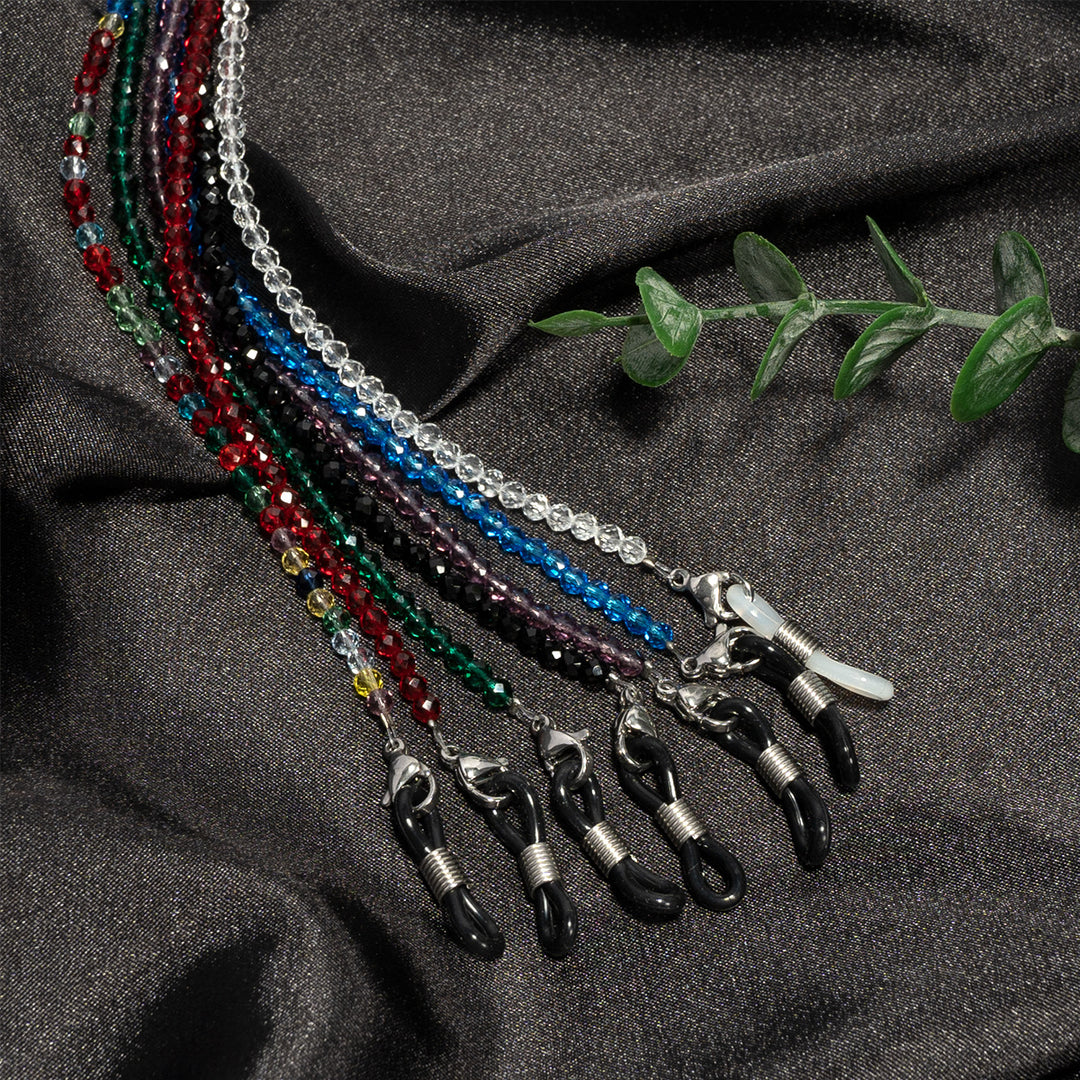 Beaded Eyewear Retainer Chain Bowlift