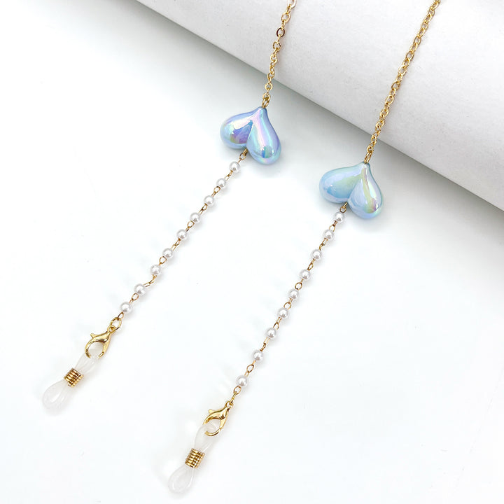 Heart-Detail Eyewear Chain Bowlift