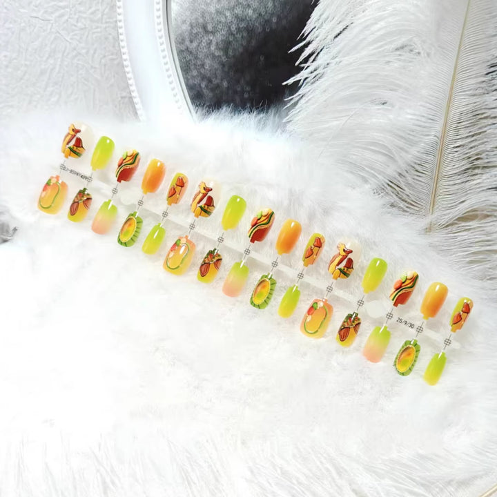 Creative Nail Art Artificial Nails Bowlift
