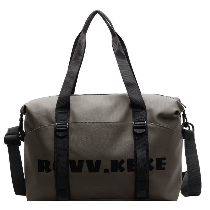 Sporty Multifunctional Duffel Bag With Adjustable Shoulder Strap Bowlift