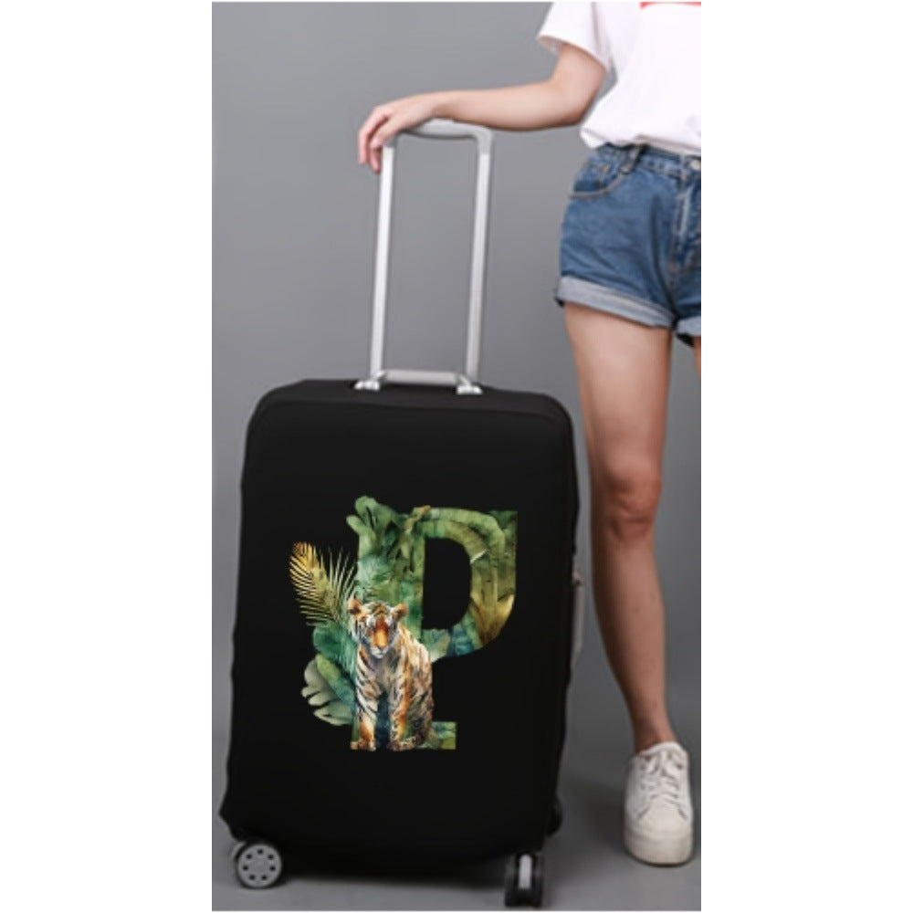 Unisex hard shell suitcase with unique tiger design Bowlift