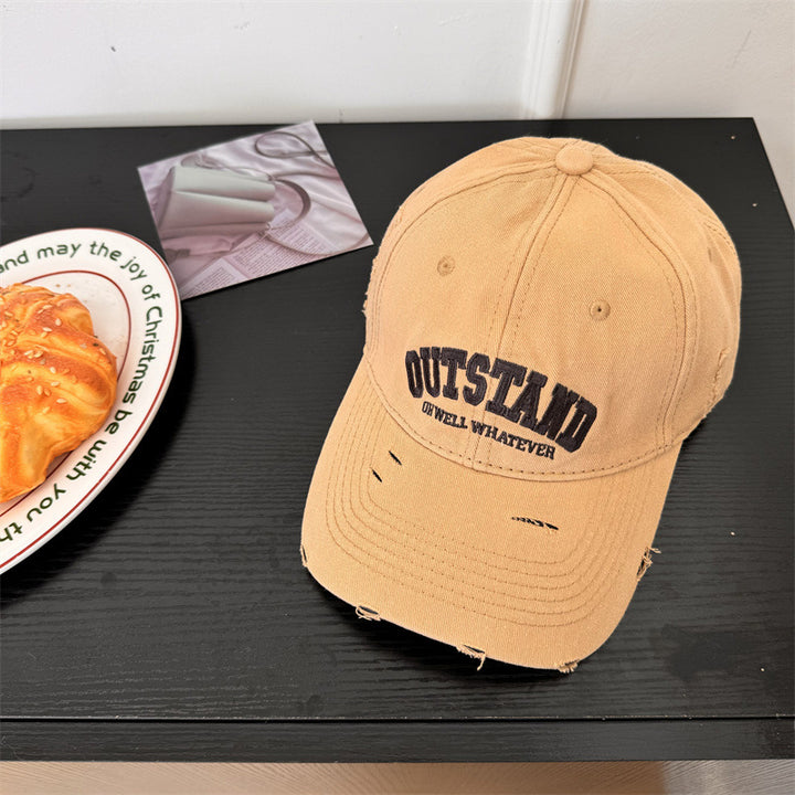 Men's Distressed Graphic Baseball Cap Bowlift 1783922124