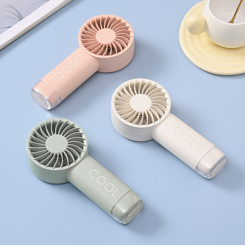 Unisex mini portable hand fan with rechargeable battery and quiet motor Bowlift