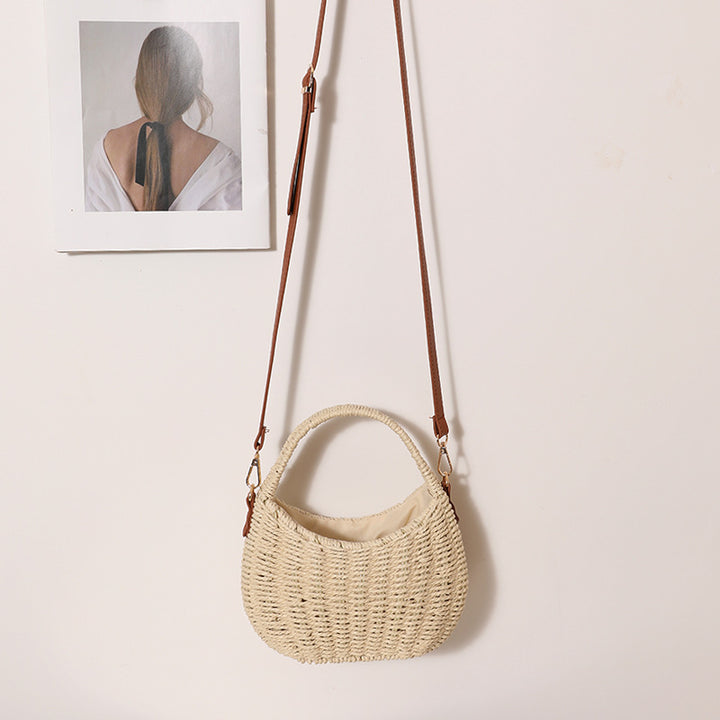 Handbag Made of High-Quality Natural Material Bowlift