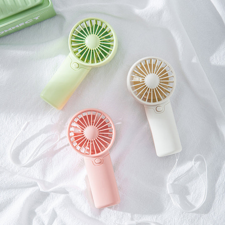 Unisex Portable Mini Fan with Powerful Battery and USB Charging Function Bowlift